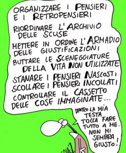 Organizzare i pensieri e i retropensieri…