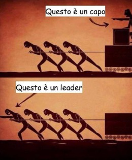 Il senso della leadership…