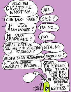 “Sono una cicatrice emotiva…”