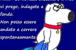 “Esce a fare jogging e sparisce nel nulla”. Se dovesse succedere a me, vi prego, indagate a fondo. Non posso essere andato a correre spontaneamente.