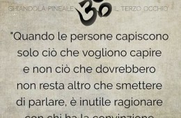 “Quando le persone capiscono solo ciò che vogliono capire e non ciò che dovrebbero non resta altro che smettere di parlare, è inutile ragionare con chi ha la convinzione di avere sempre ragione…”