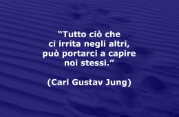 “Tutto ciò che ci irrita negli altri, può portarci a capire noi stessi.” (Carl Gustav Jung)